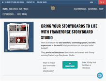 Tablet Screenshot of frameforge.com